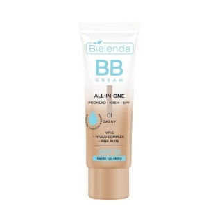 Bielenda ALL IN ONE BB CREAM all skin types shade 01 light 30 ml Bielenda ALL IN ONE BB CREAM all skin types shade 01 light 30 ml