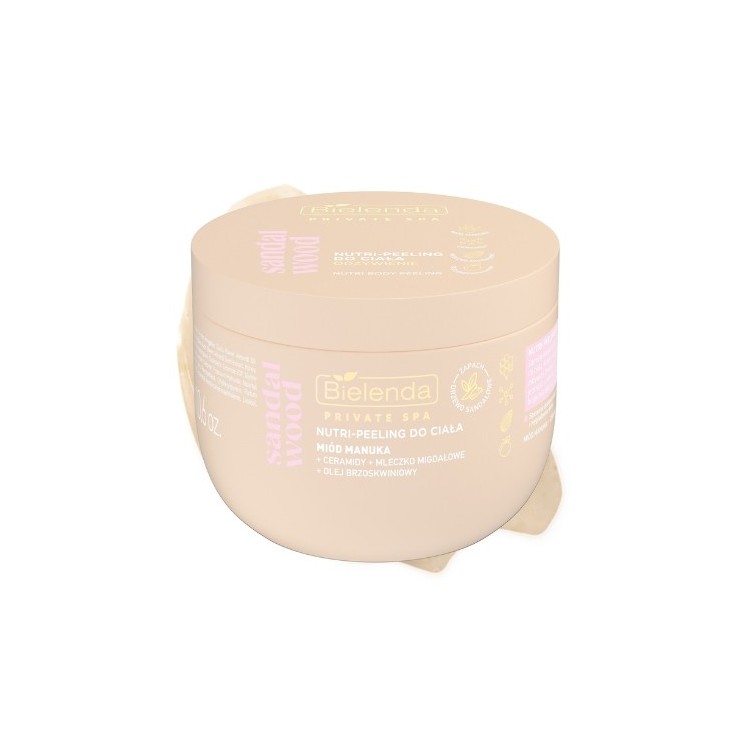 Bielenda PRIVATE SPA Nutri-peeling odżywczy do ciała z miodem manuka Sandal Wood 300 ml