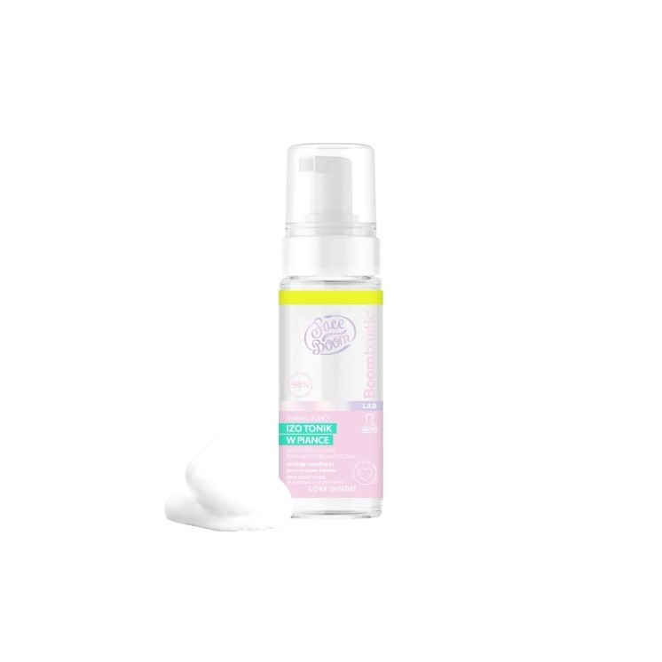 FaceBoom BOOMBASTIC LAB Нормалізуюча ізотонічна піна з ультрастабільним вітаміном С 150 мл