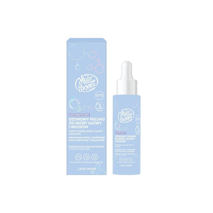 HairBoom O3ZON Enzymatic ozone peeling for scalp and hair 100 ml