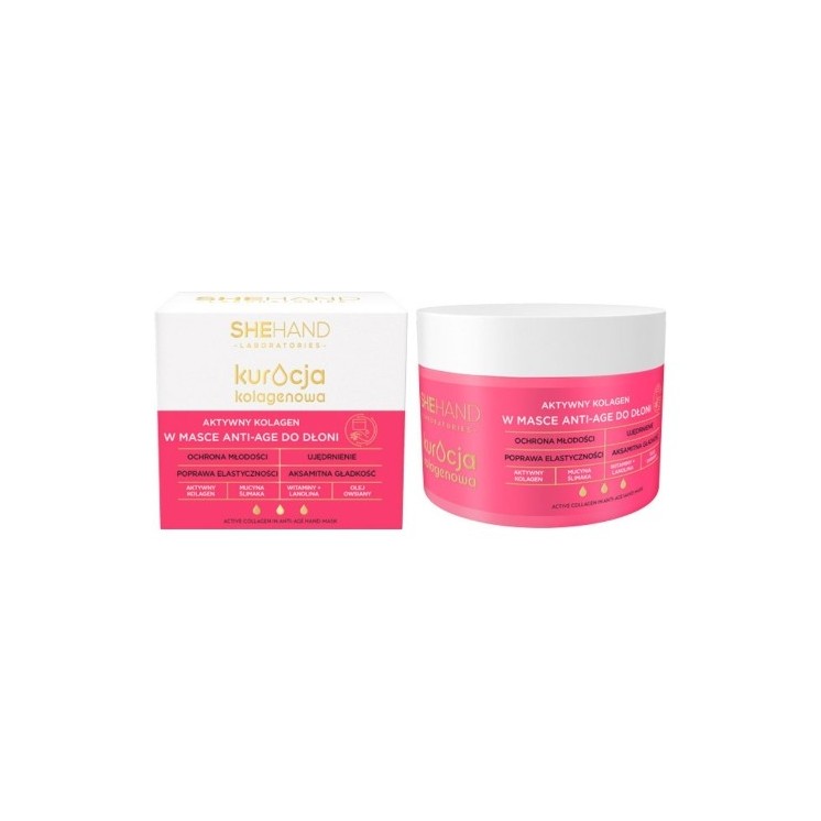 SheHand Collagen Treatment Active collagen for hands in an anti-age mask 80 g