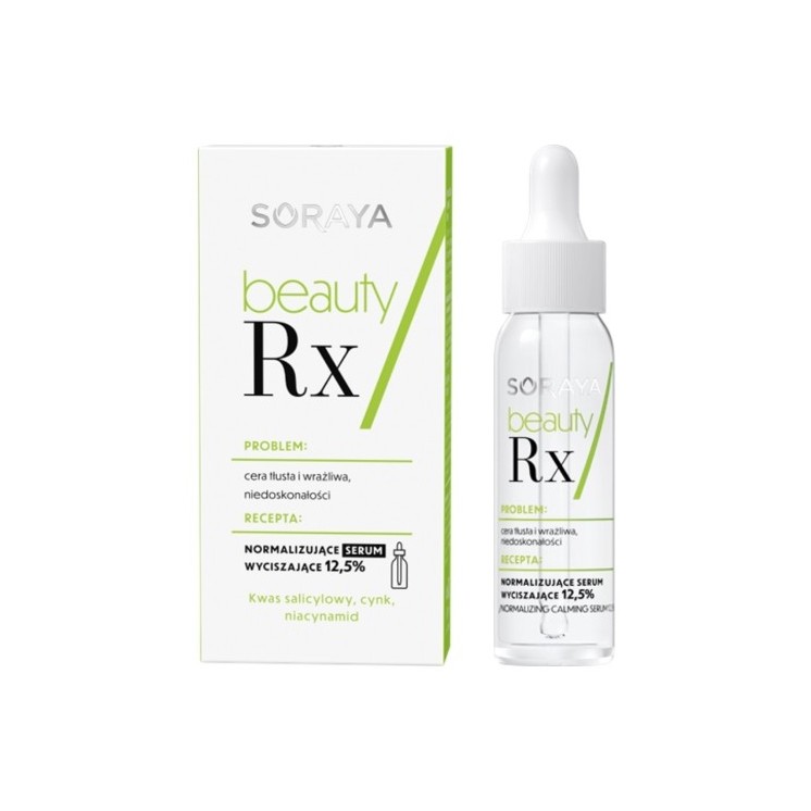 Soraya Beauty RX нормалізуюча заспокійлива сироватка з саліциловою кислотою, цинком і ніацинамідом 30 мл