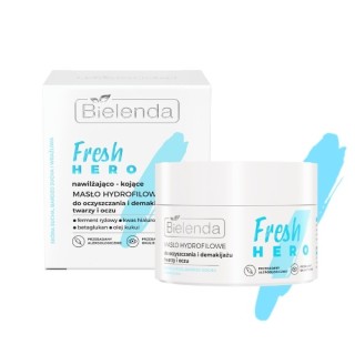 Bielenda Fresh HERO Зволожуюче та заспокійливе гідрофільне масло для очищення та зняття макіяжу з обличчя та очей 40 г