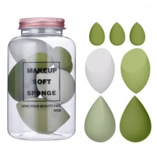 ECARLA Avocado Green Make-up-Schwamm-Set