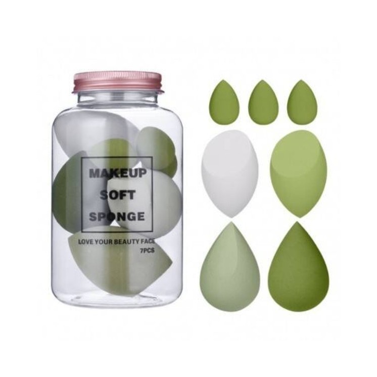  ECARLA Zestaw Gabek do makijazu Avocado Green