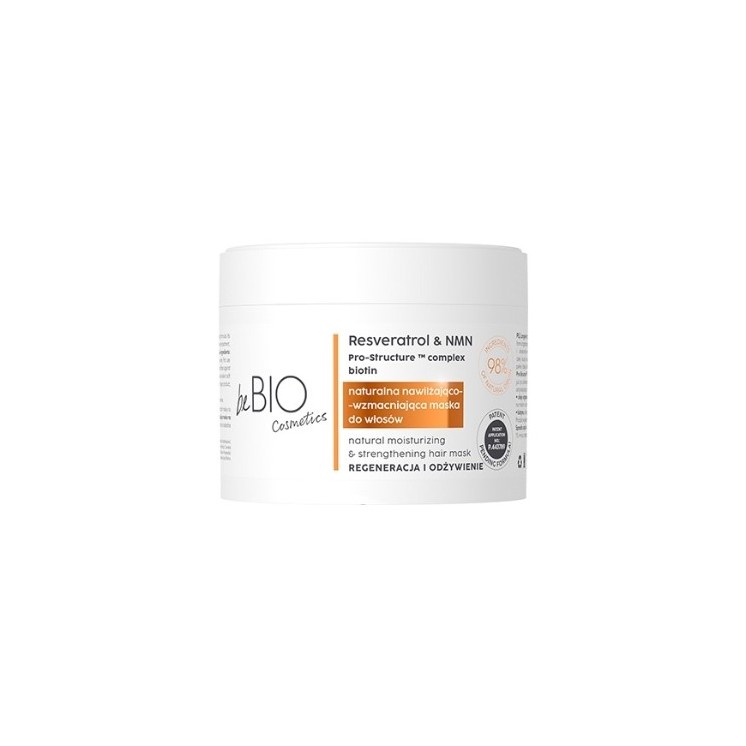 BeBio LONGEVITY Regeneracja i odżywienie Naturalna maska do włosów 250 ml