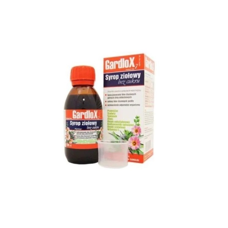 Gardlox 7 Syrop ziołowy bez cukru 120 ml