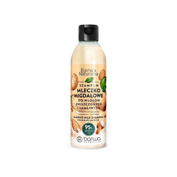 Barwa Szampon Mleczko Migdałowe rekonstruujący Barwa Naturalna 300 ml