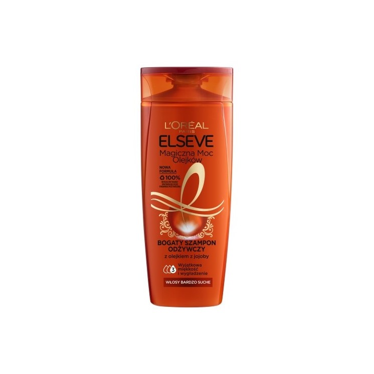 L'oreal Elseve Magiczna Moc of Oils reichhaltiges nährendes Haarshampoo 400 ml