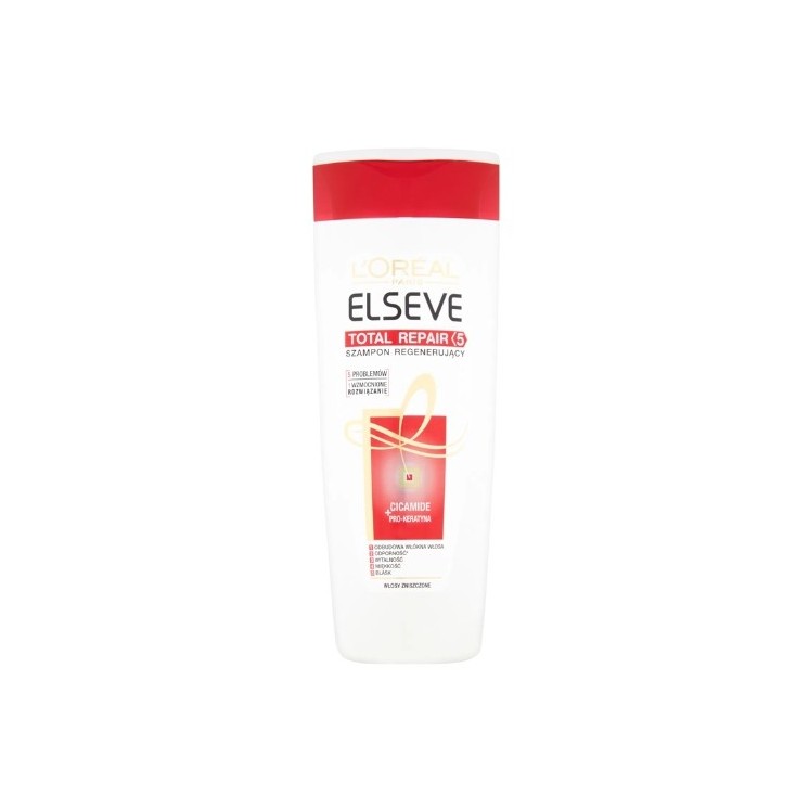 L'oreal Elseve Total Repair 5 Szampon do włosów regenerujący 400 ml