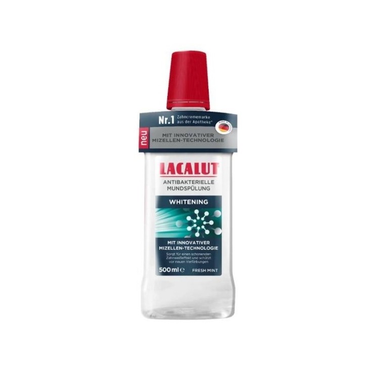 Lacalut Perfect Whitenning Antybakteryjny płyn do płukania jamy ustnej 500 ml