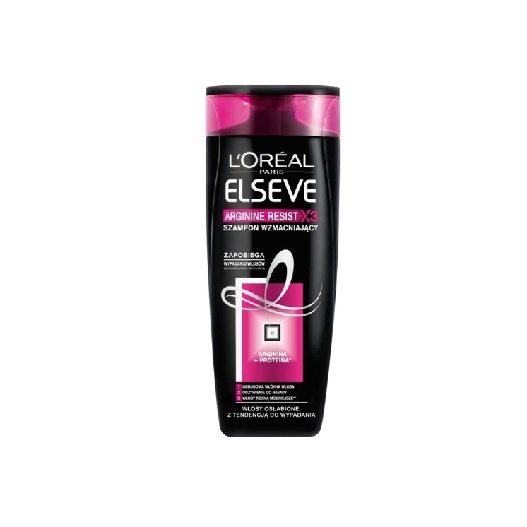 L'oreal Elseve Arginine Resist X3 Szampon wzmacniający do włosów 400 ml