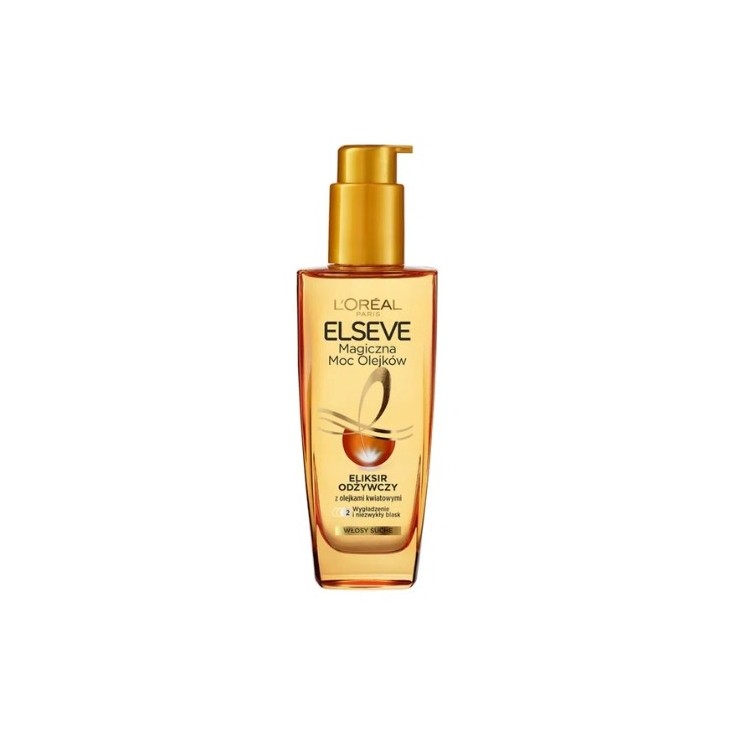 L'oreal Elseve Elixir Oil Eliksir 6 olejków kwiatowych odżywczy dla wszystkich rodzajów włosów 100 ml