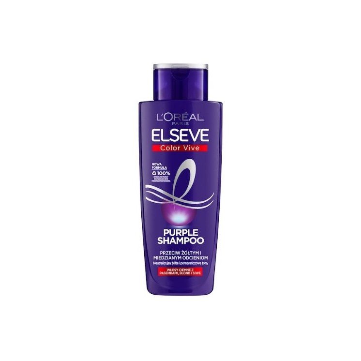 L'oreal Elseve Colour Protect Anti-Brassiness Purple Szampon do włosów 200ml