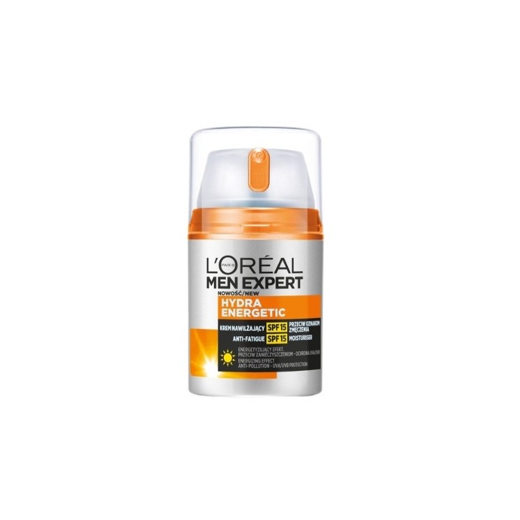L'oreal Men Expert Hydra Energetic krem nalwilżający przeciw oznakom zmęczenia SPF15 50 ml