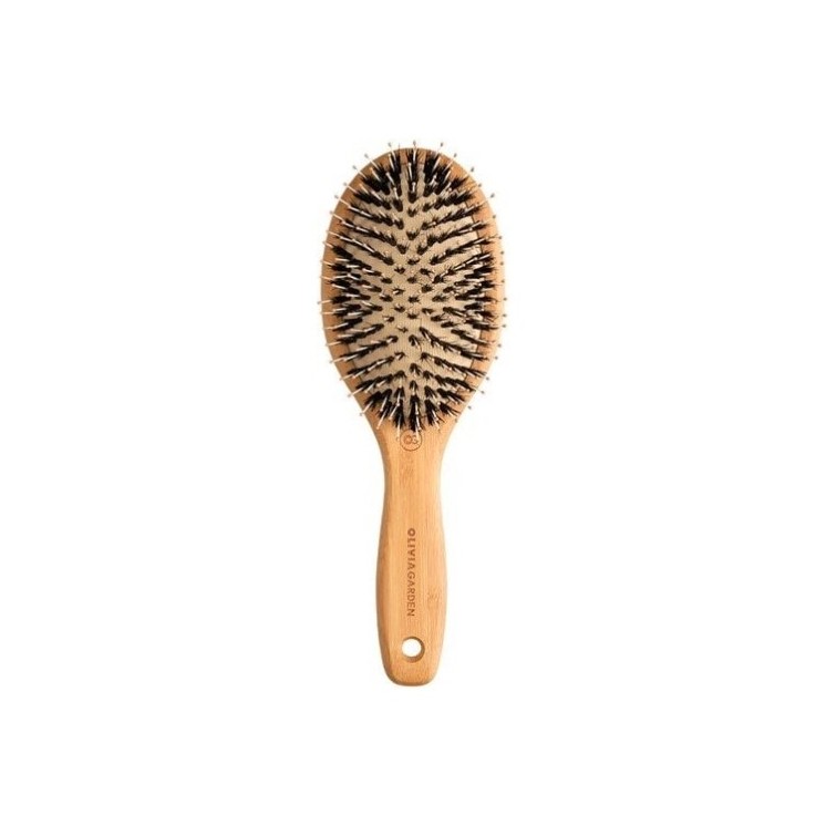 Olivia Garden Bamboo Touch Detangle Combo szczotka z włosiem z dzika do rozczesywania włosów M