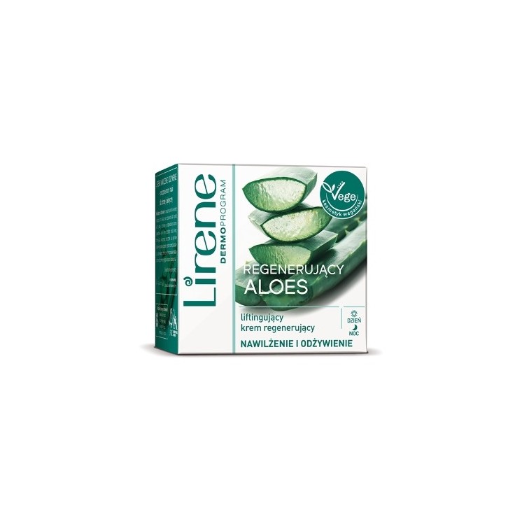 Lirene Liftingujący krem regenerujący do twarzy Aloes 50 ml