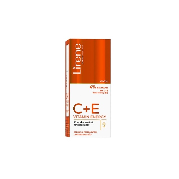 Lirene Krem-koncentrat rewitalizujący do twarzy C+E Vitamin Energy 40 ml