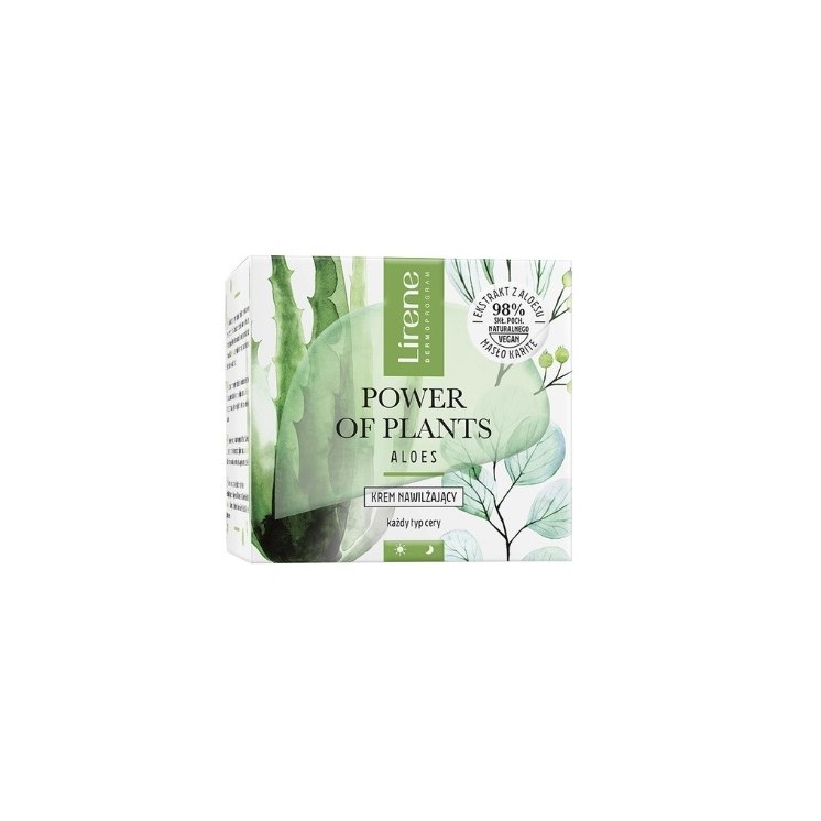 Lirene Power of Plants krem do twarzy Aloes 50 ml