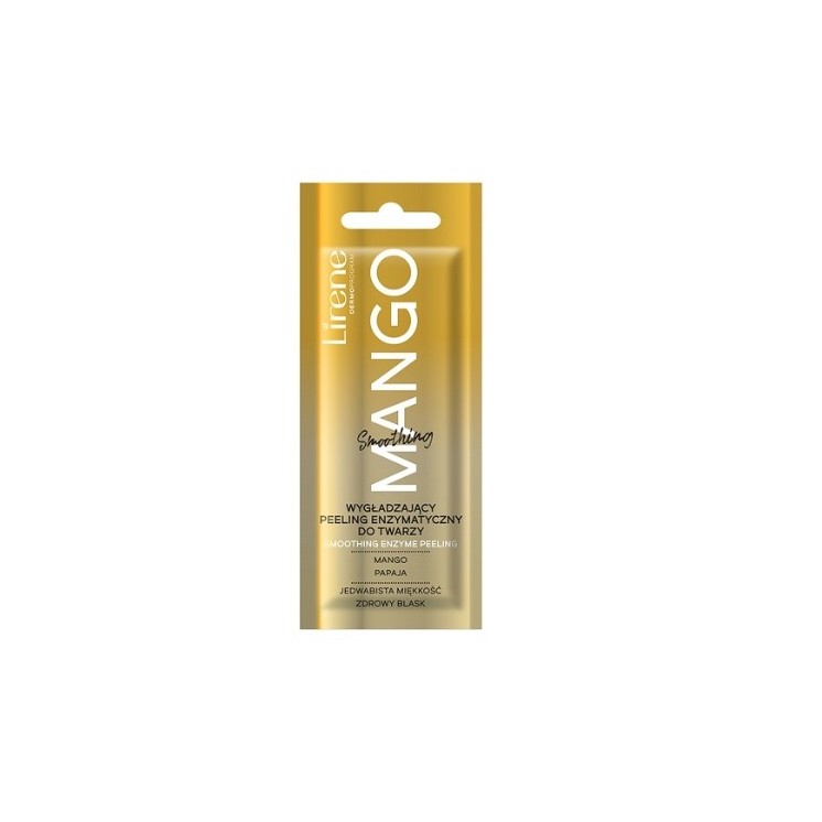 Lirene Wygładzający peeling ezymatyczny do twarzy Mango Papaja 6 ml