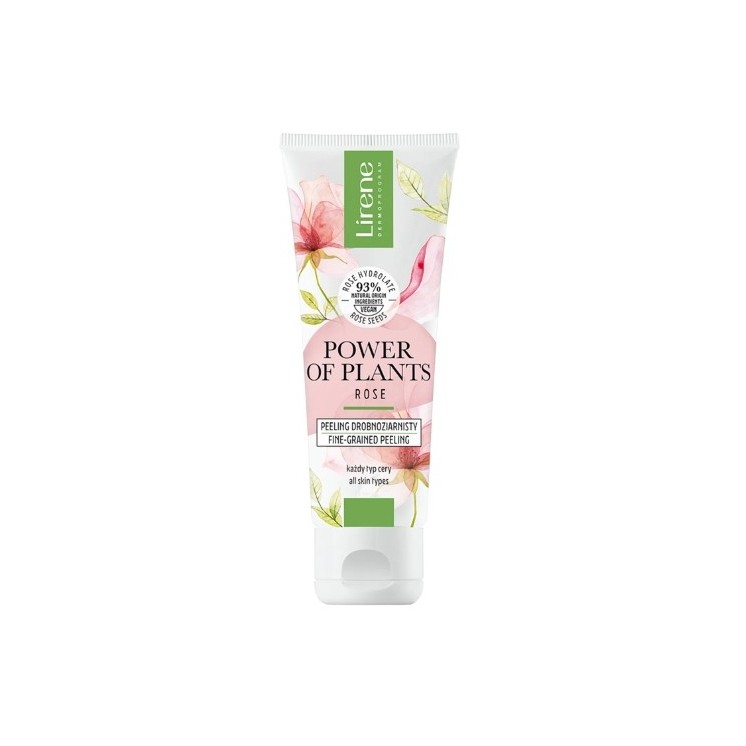 Lirene Power of Plants Rose Peeling drobnoziarnisty 75 ml