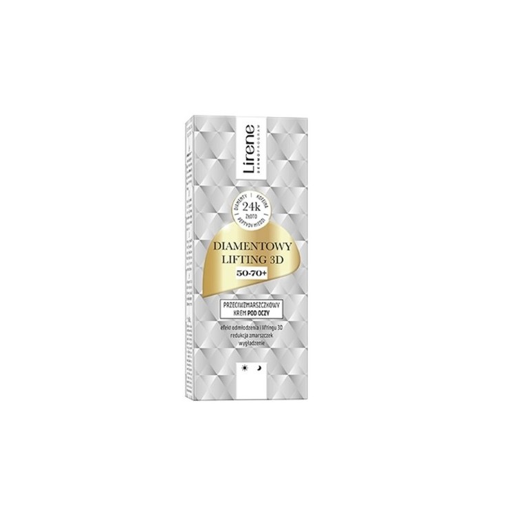Lirene Diamond Lifting 3D Przeciwzmarszczkowy krem pod oczy 15 ml