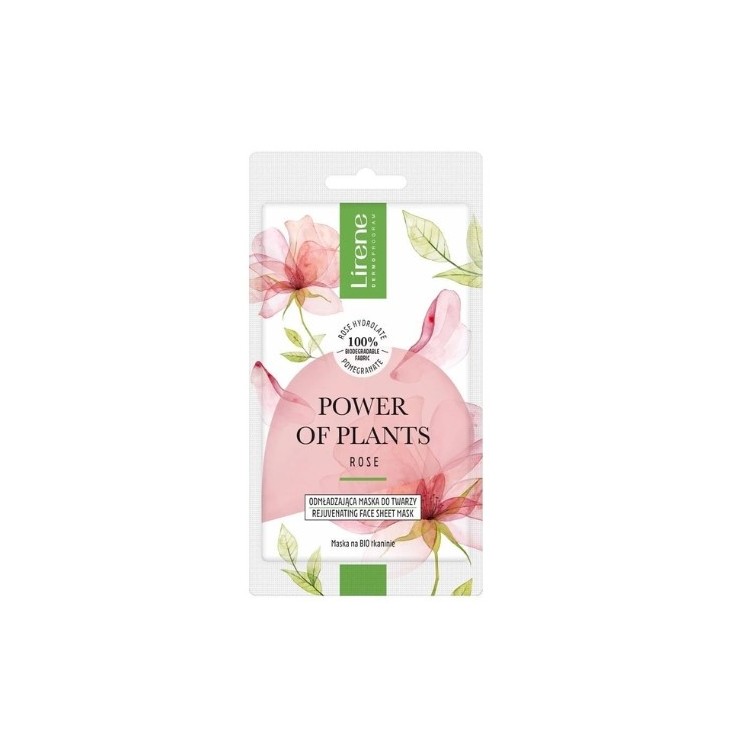 Lirene Power of Plants Rejuvenating Face Mask Rose 17 g