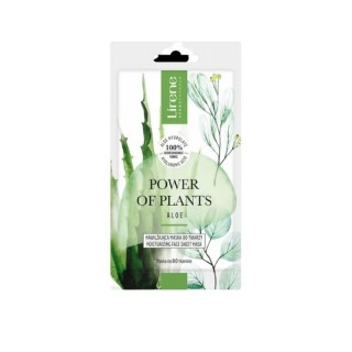 Lirene Power Of Plants feuchtigkeitsspendende Gesichtsmaske Aloe 17 g