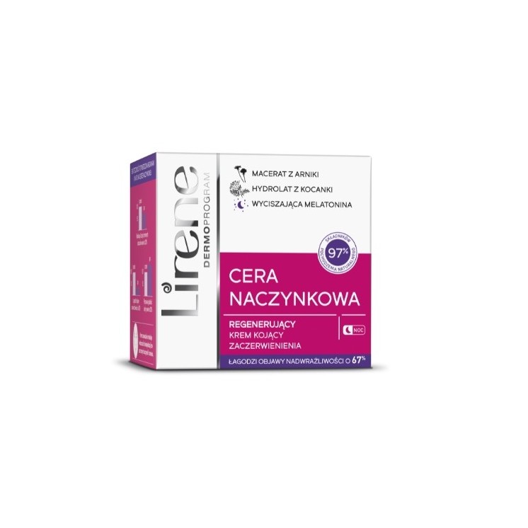 Lirene Cera Naczynkowa Krem regenerujący do twarz 50 ml