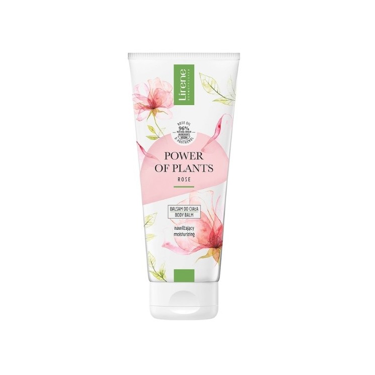 Lirene Power of Plants nawilżający balsam do ciała Róża 200 ml