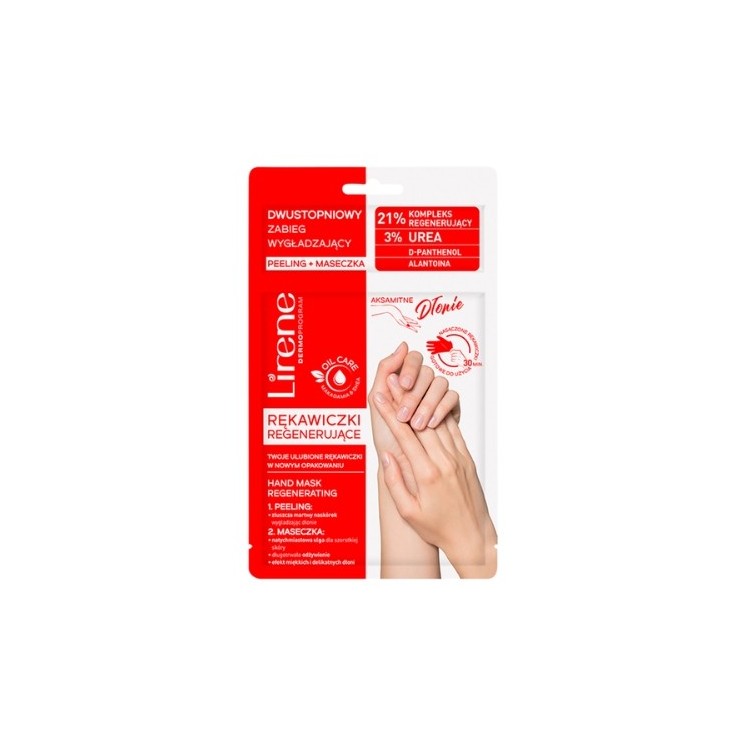 Lirene DermoProgram Velvet Hands Regenerierende Handschuhe 1 Paar