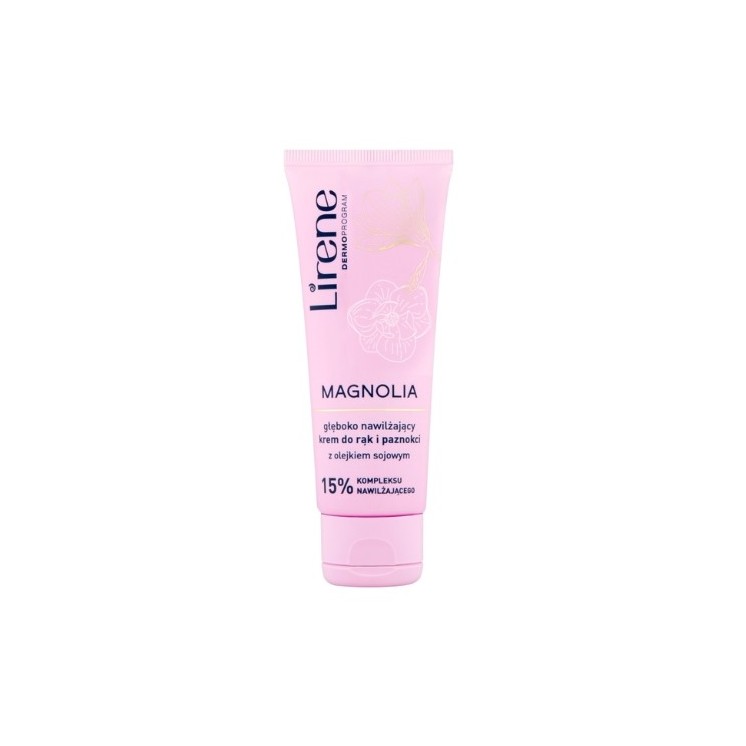 Lirene Głęboko nawilżający krem do rąk i paznokci Magnolia 75 ml