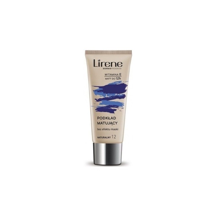 Lirene Nature Matte fluid matujący do twarzy 12 Naturalny 30 ml