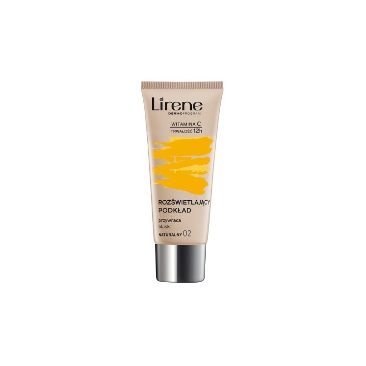 Lirene Illuminating foundation that restores skin's radiance 02 Natural 30 ml
