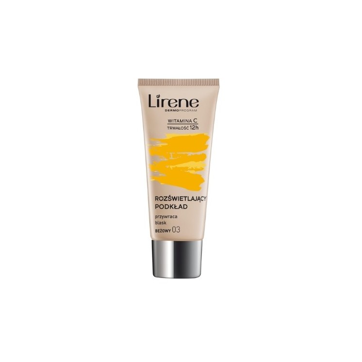 Lirene Aufhellende Grundierung, die der Haut ihre Ausstrahlung zurückgibt 03 Beige 30 ml