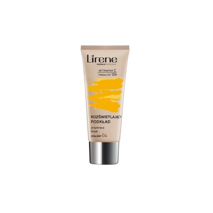 Lirene Podkład rozświetlający przywracający skórze blask 04 Opalony 30 ml