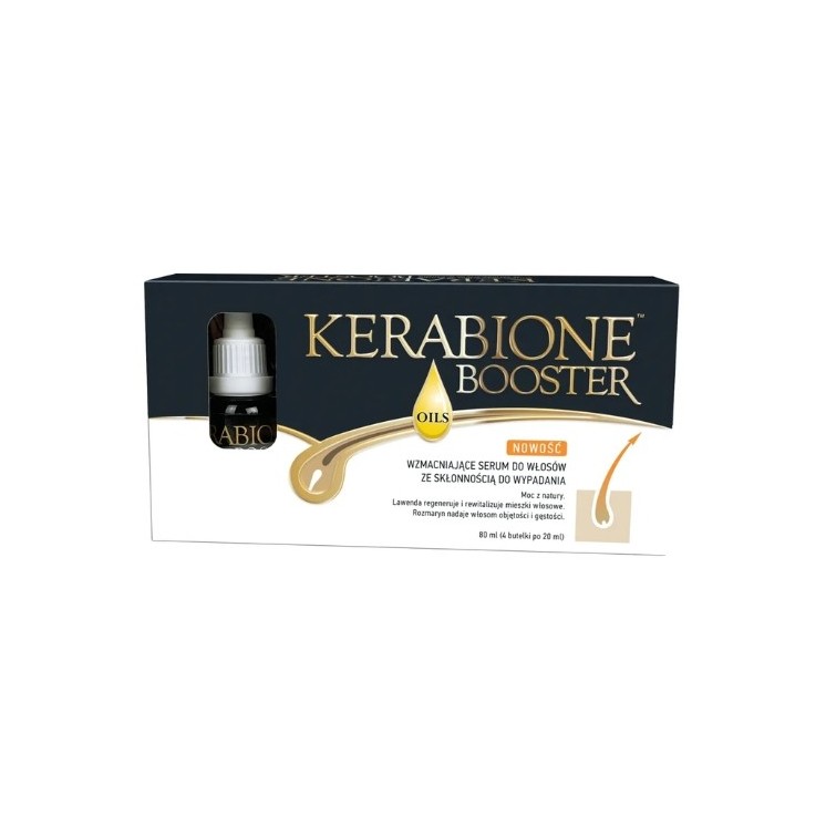 Kerabione Booster Oils Serum wzmacniające do włosów 4 x 20 ml