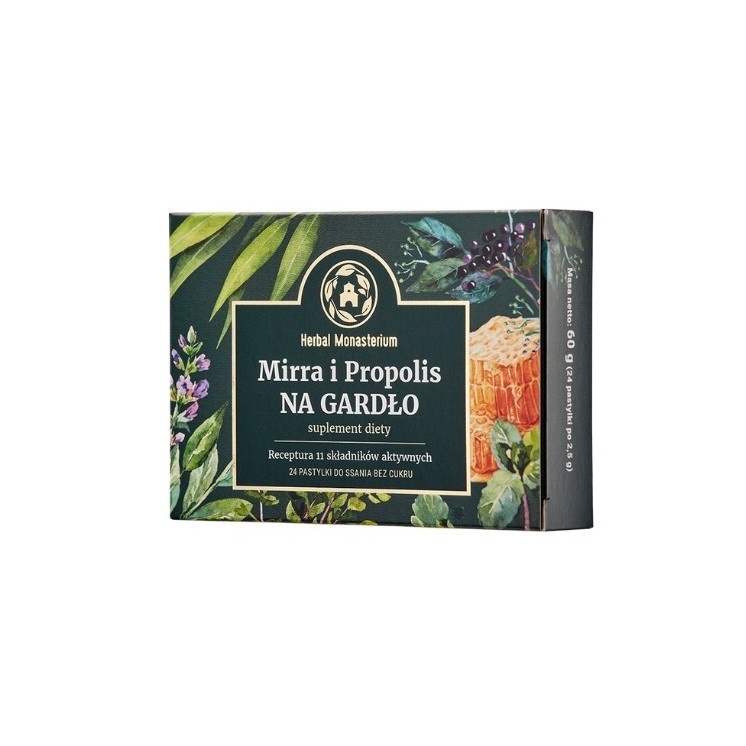 Myrrhe und Propolis für den Hals 12 Lutschtabletten