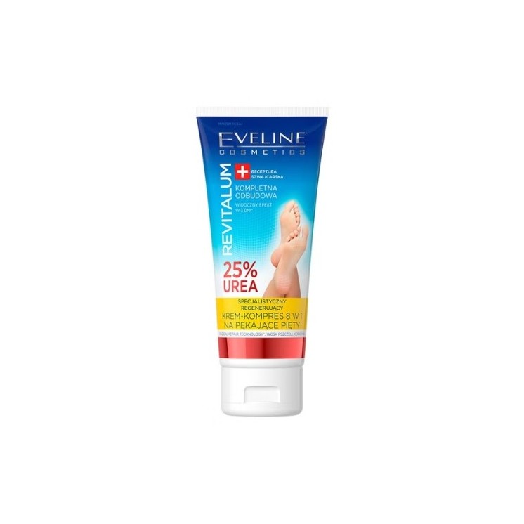 Eveline Revitalum 25% Urea Creme-Kompresse für rissige Fersen 75 ml
