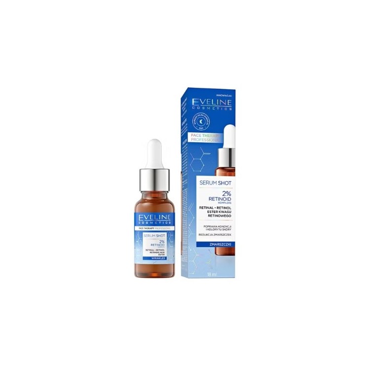 Eveline Serum Shot Kuracja redukująca zmarszczki z 2% kmpleksem retinoidów 18 ml