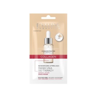 Eveline Concentrated Formula Instant Lifting Collagen Face Mask 8 ml Eveline Concentrated Formula Instant Lifting Collagen Face Mask 8 ml