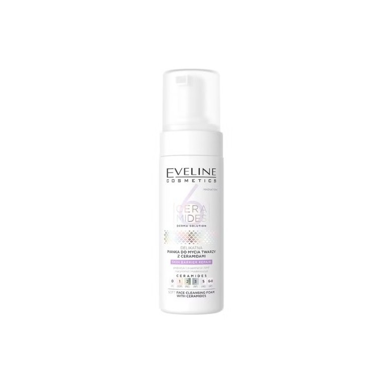 Eveline 6 CERAMIDES zarter Gesichtsreinigungsschaum mit Ceramiden 150 ml