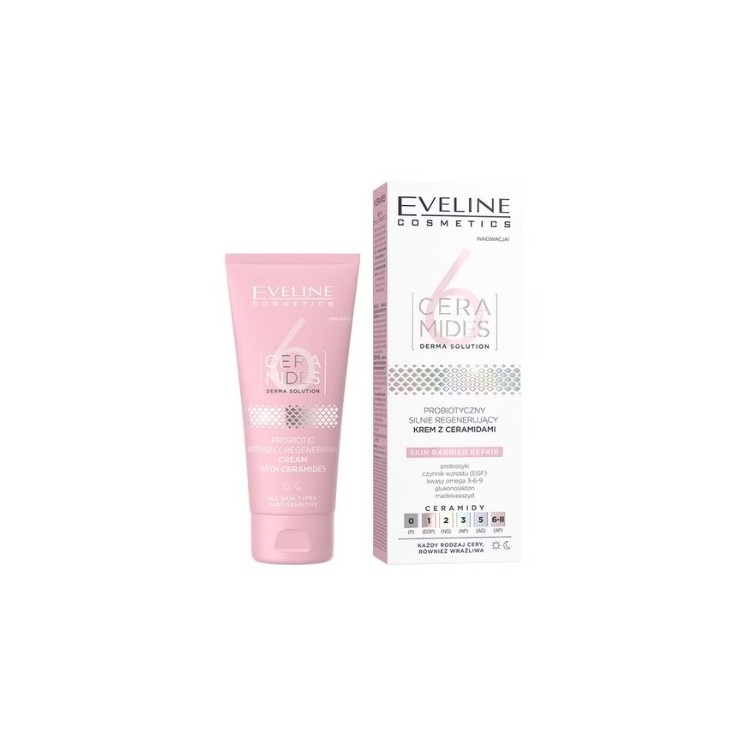 Eveline 6 CERAMIDES silnie regenerujący Krem do twarzy z ceramidami 50 ml