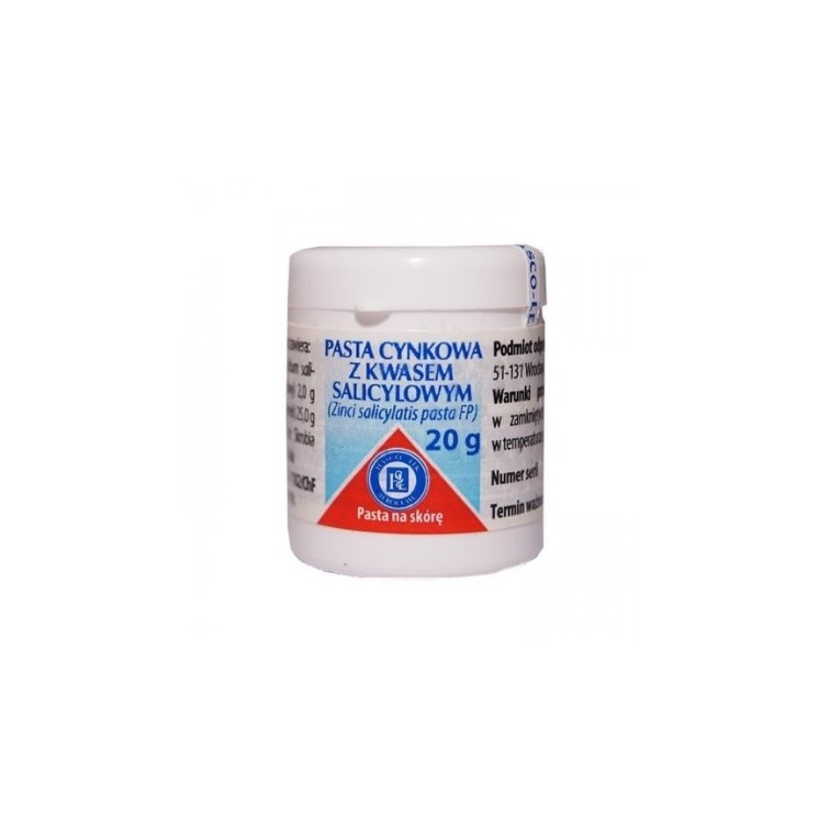 Pasta cynkowa z kwasem salicylowym 20 g