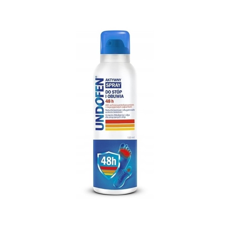 Undofen aktywny Spray do stóp i obuwia 48h 150 ml