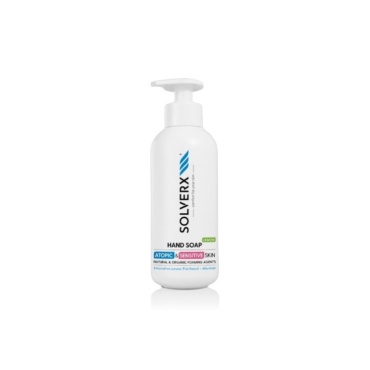 Solverx Flüssige Handseife Lemon für atopische und Sensitive Skin 250 ml