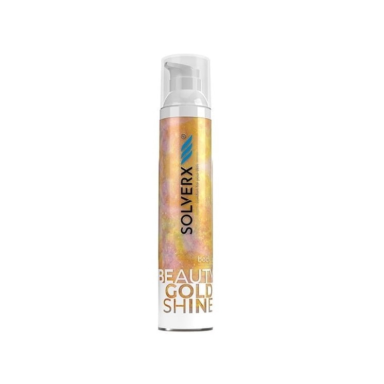 Solverx Beauty Gold Shine Olejek w żelu do twarzy i ciała 100 ml