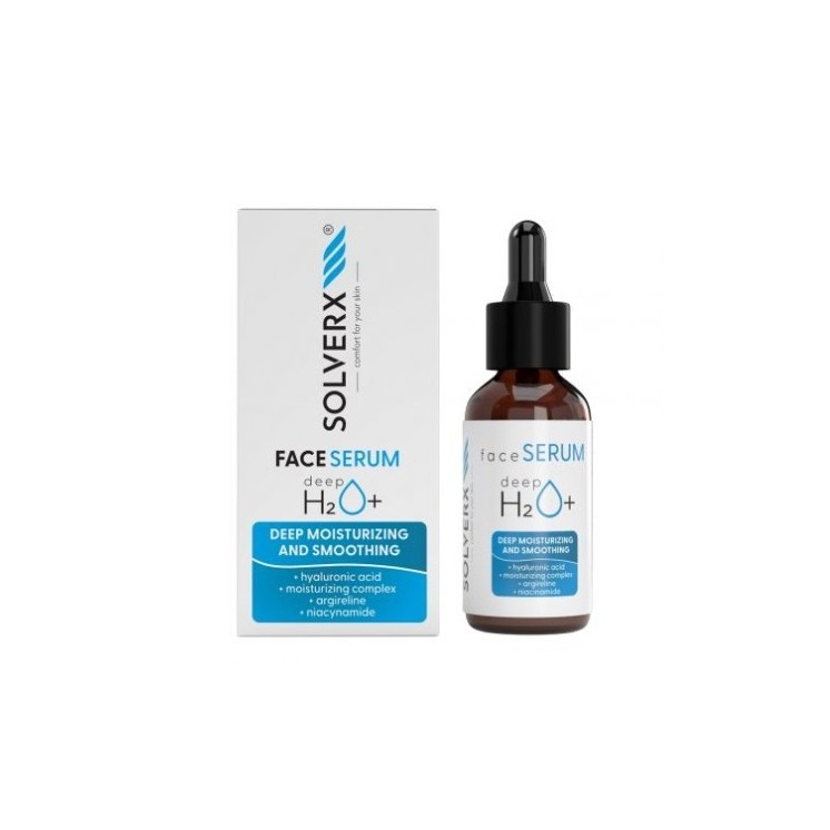 Solverx Deep H2O+ nawilżające Serum do twarzy 30 ml