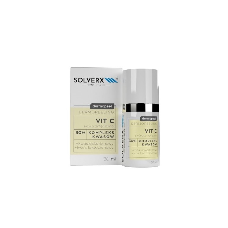 Solverx Dermopeel Peeling do twarzy 30% Kwas askorbinowy 30 ml