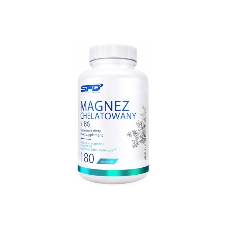 SFD Magnez Chelatowany + B6 180 tabletek